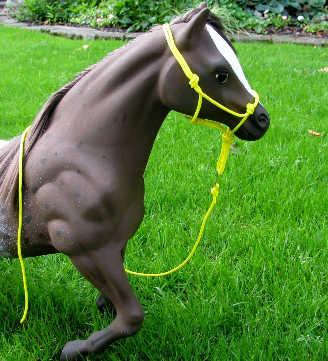 Handmade Rope Halter with Lead Rope for Our Generation