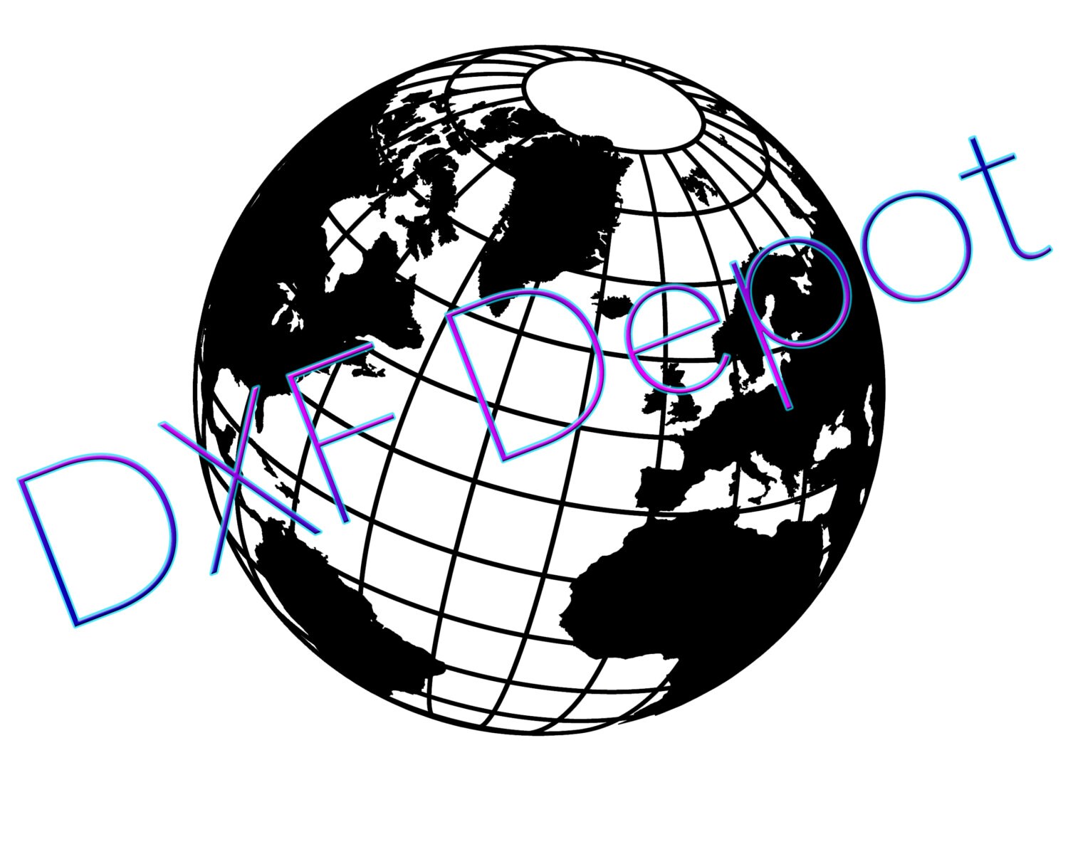 Download Earth World Atlas Globe .dxf format. CNC Cut File Vector