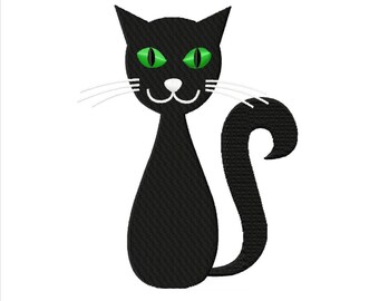 Black Cat...Instant Download...Pattern Fill Machine Embroidery DESIGN NO. 237