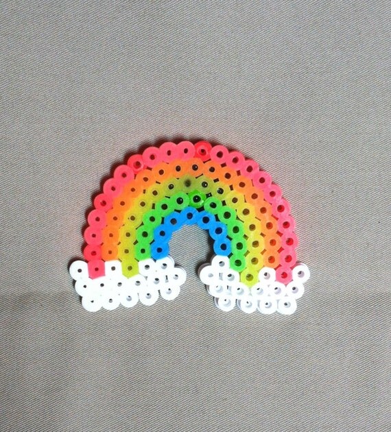 Items similar to Perler Bead Rainbow on Etsy