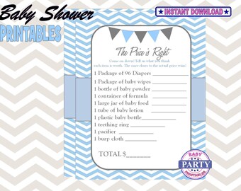 Baby Shower Game Printables Instant by EasyPartyPrintables on Etsy