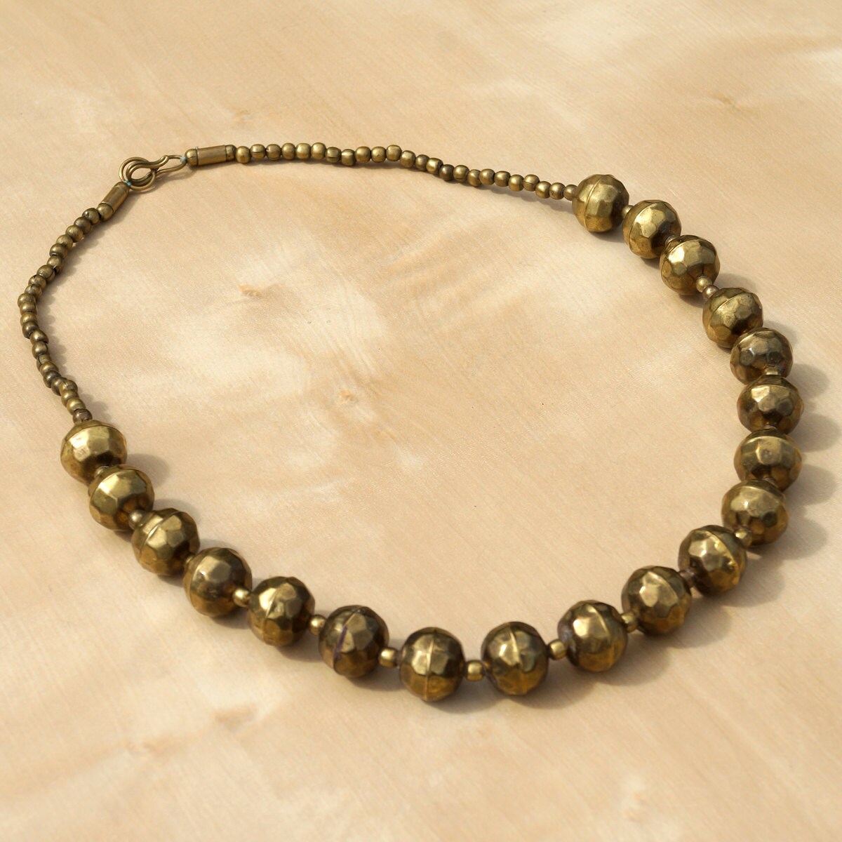 Vintage brass necklace Haute Juice