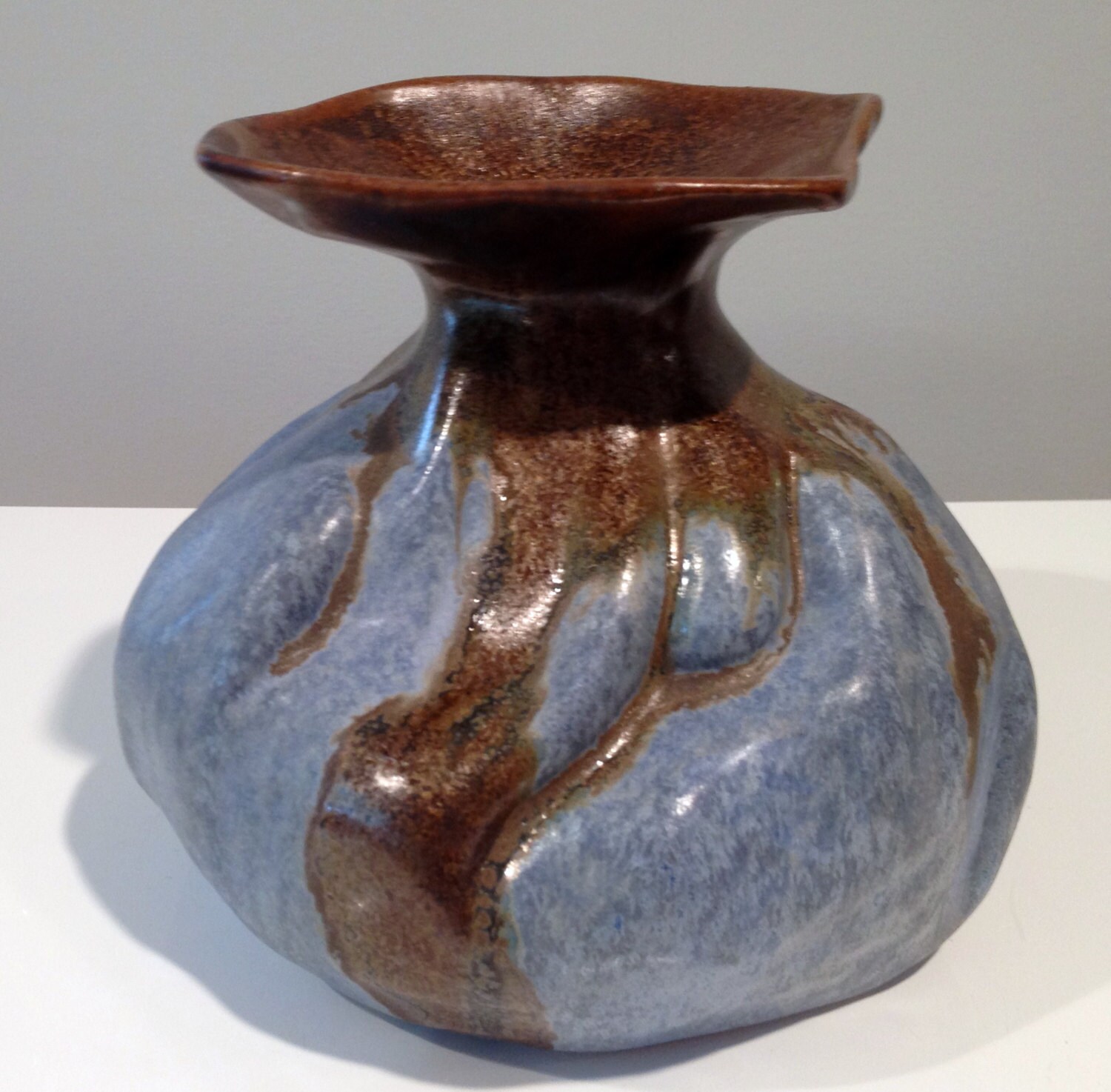 Pigeon Pottery Douglas Ferguson Money Pouch Sack Vase