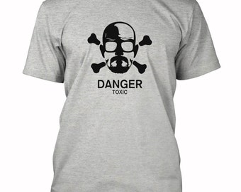 Heisenberg Toxic Danger T-shirt Breaking Bad fan funny Tee Shirts S-3XL