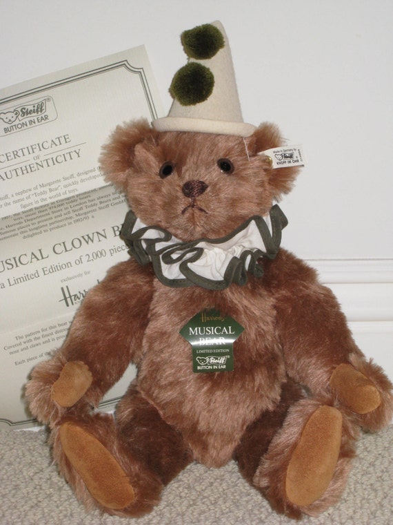 steiff harrods musical bear