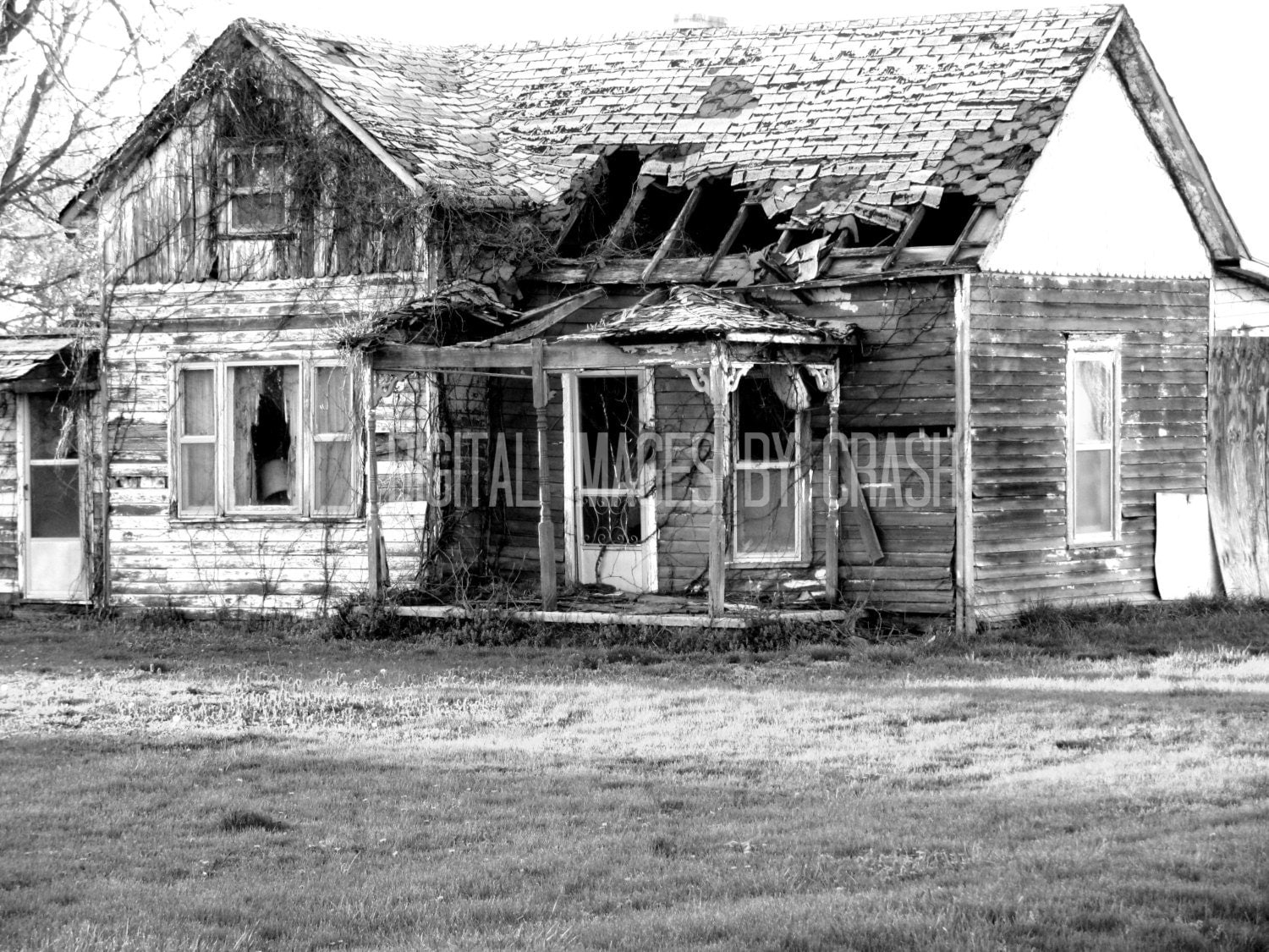 Old House Run Down House Old American by DigitalImagesbyCrash