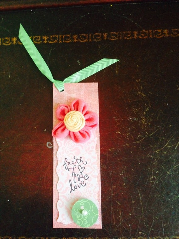 Handmade bookmark by ChersGiftsandSuch on Etsy