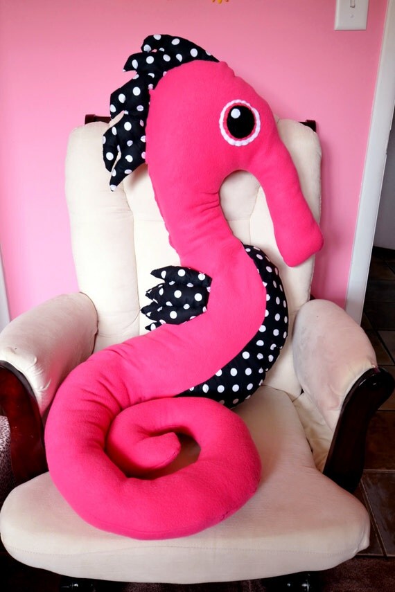 seahorse body pillow