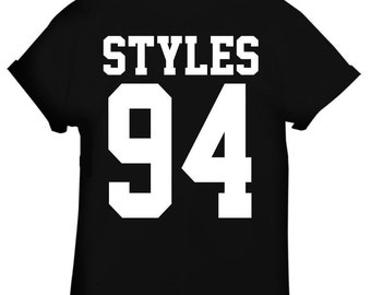 Harry Styles 94 T-shirt top TUMBLR One Direction 1D D Zayn Malik Tshirt ...
