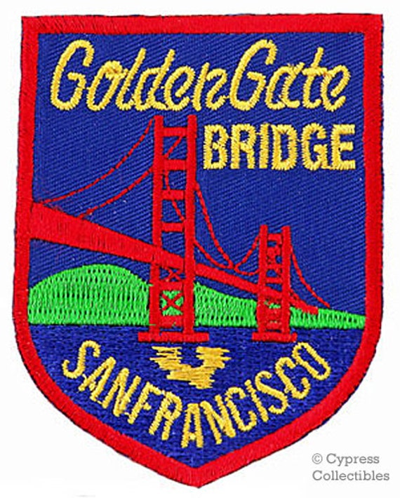 SAN FRANCISCO PATCH ironon embroidered Golden Gate Bridge