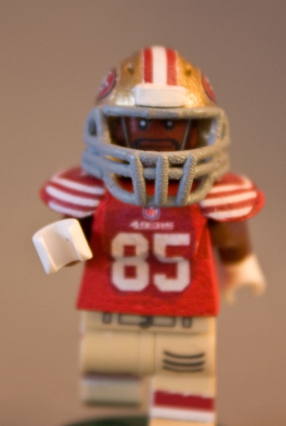 Items similar to Custom Lego Vernon Davis 49ers NFL American Football