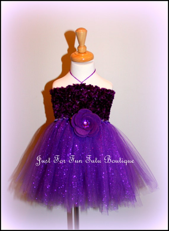 Eggplant tutu dress, first birthday party dress, baby dress, Tutu Just ...