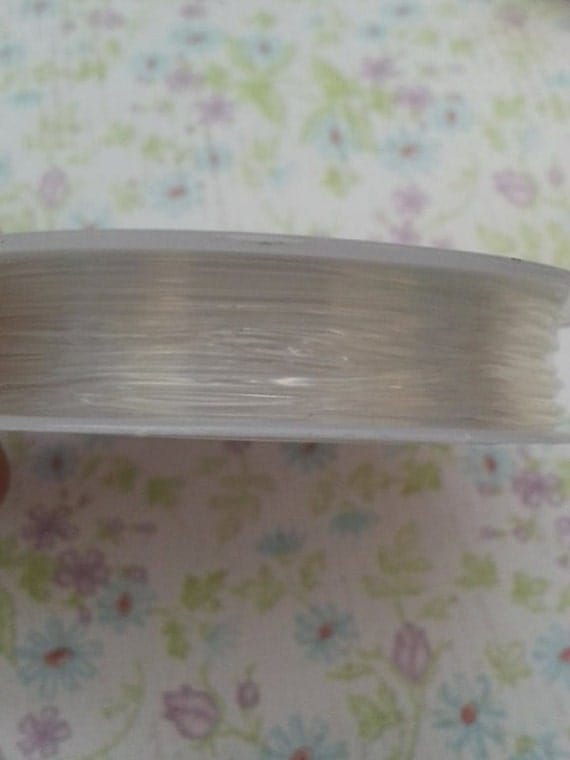 1mm Clear Elastic Thread by OpheliaRoseSupplies on Etsy