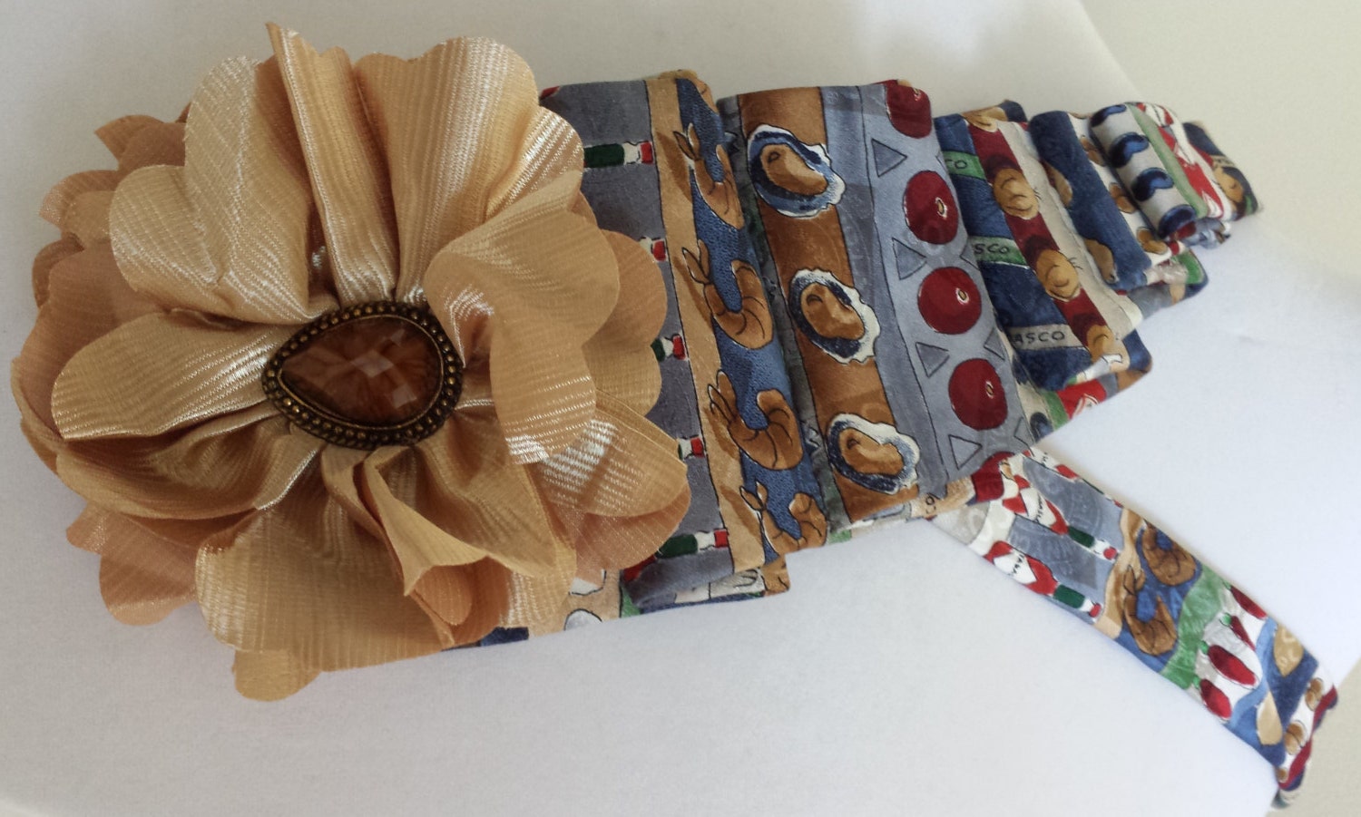 Upcycled necktie Repurposed Necktie by TheSnippySisters on Etsy