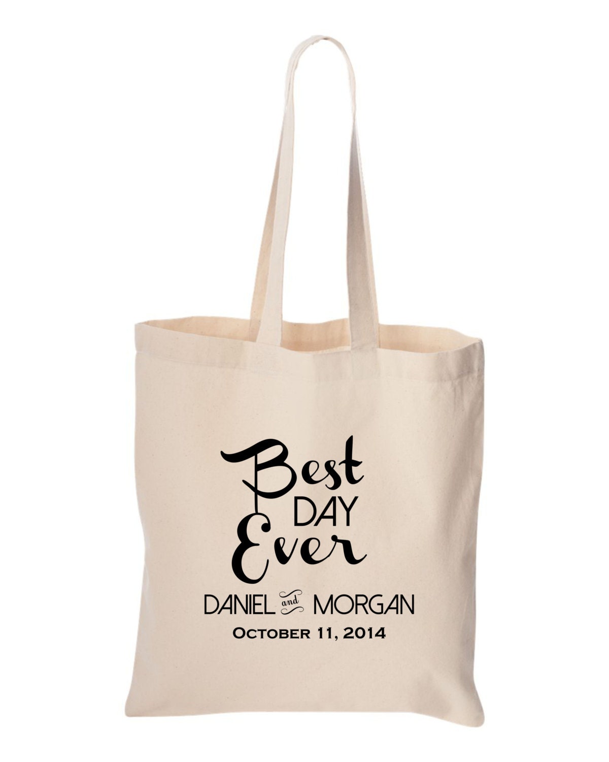 Custom Wedding Totes Welcome Bag Personalized Customized