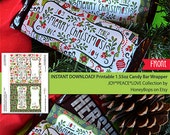 INSTANT DOWNLOAD Christmas Joy-Peace-Love 1-55oz Candy Bar Wrapper - Non Personalized Instant Download PDF Il_170x135