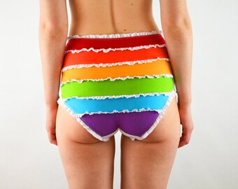 Rainbow cake panties, lingerie, underwear