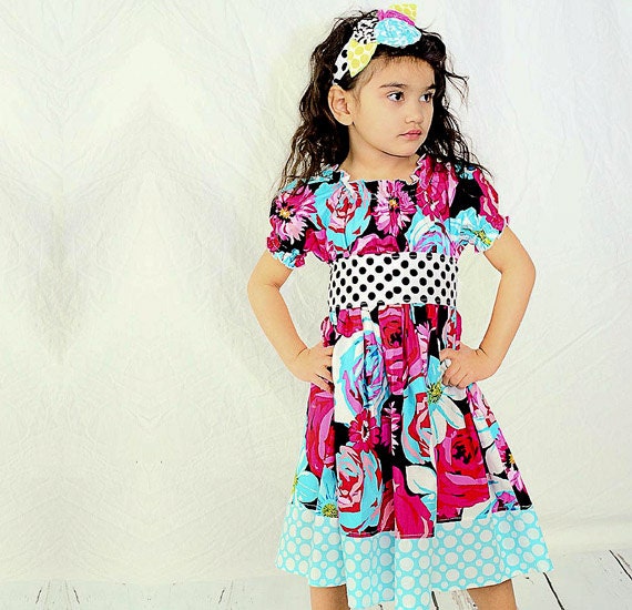 Items similar to Girls Floral Dress - Flower Dress - Chic Dress on Etsy