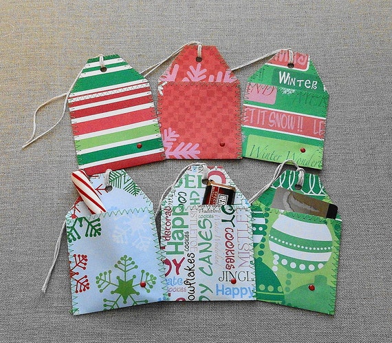 Christmas Gift Card Holder / Gift Tags / by ChaptersUnlimited