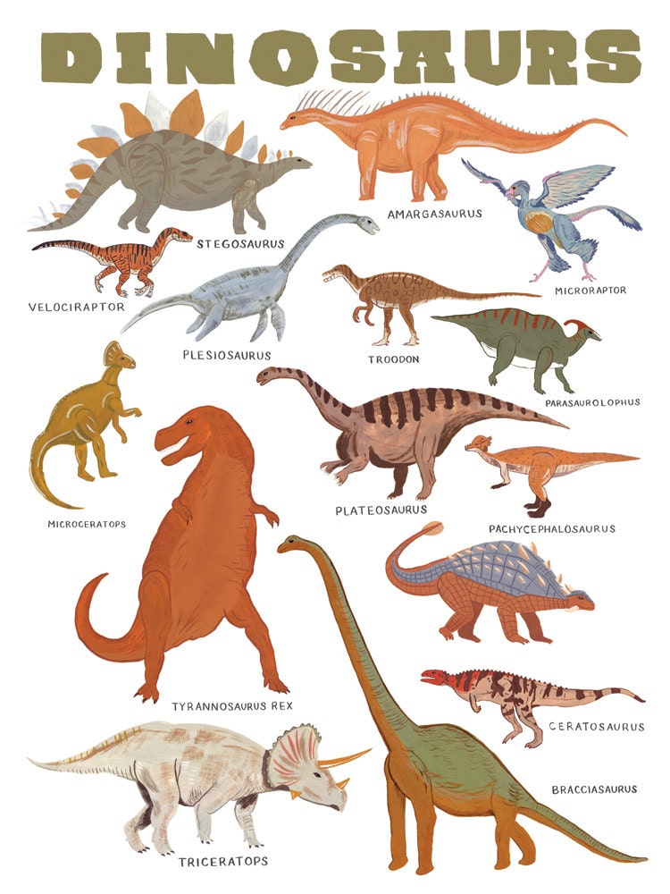 dinosaur print by smalladventure on etsy dinosaur print by smalladventure on etsy