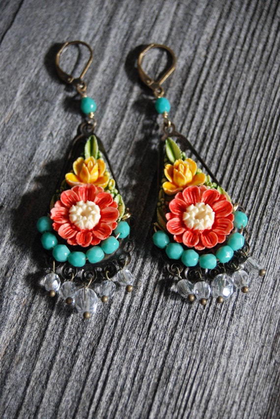 Frida's Garden earrings
