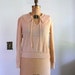 1970s Vintage sweater // Buttercream Ruffle