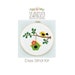 Bird on a Branch Cross Stitch Kit, DIY Kit, Embroidery Kit, Spring, Birdhouse, Easy Kit