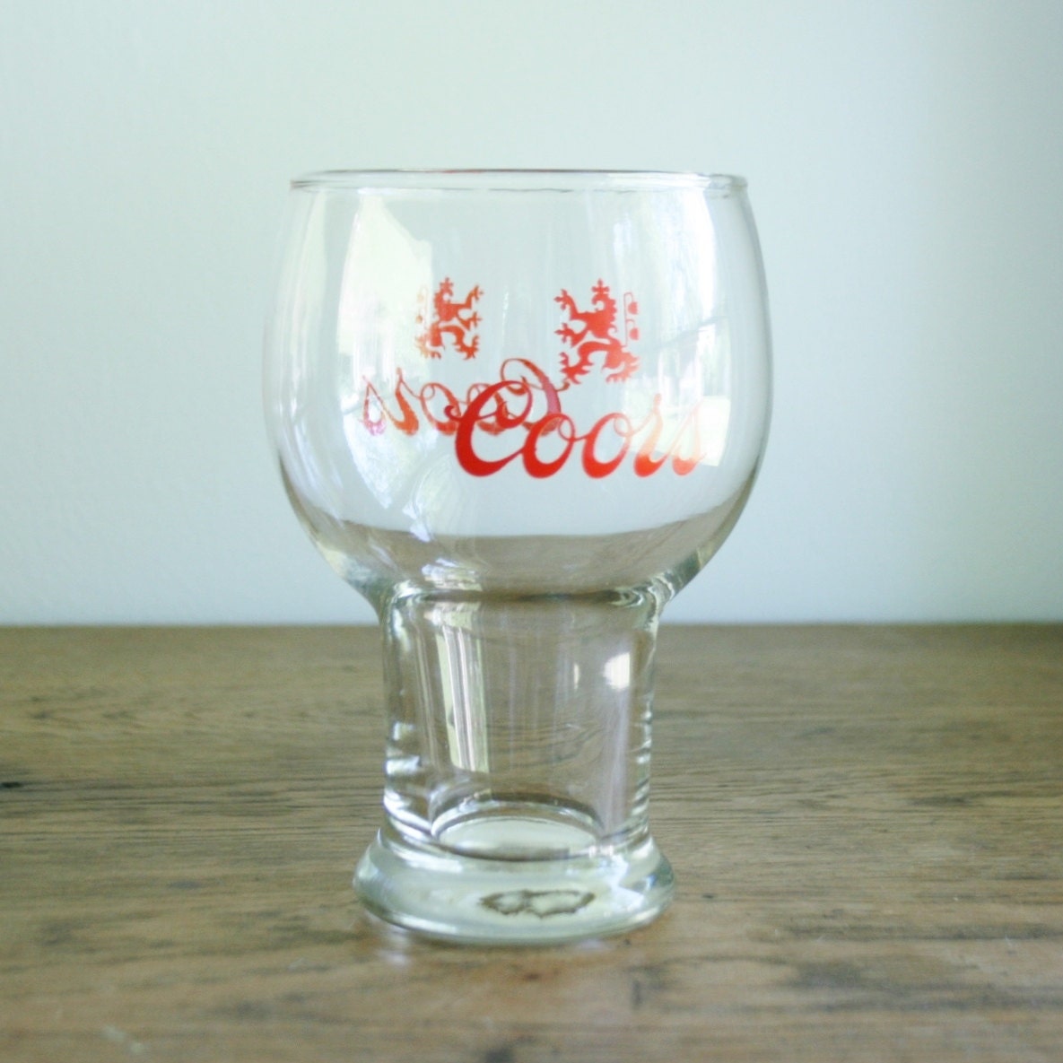 Retro Coors Large Fish Bowl Beer Glass