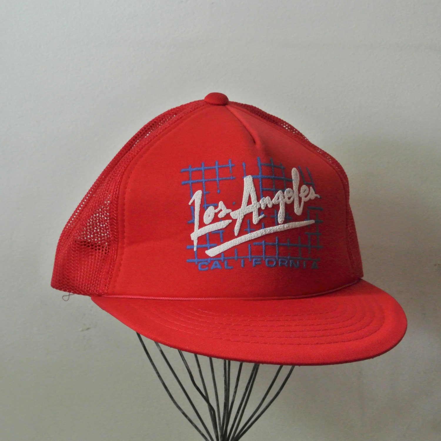 Vintage Los Angeles California Novelty Trucker Hat Gift For