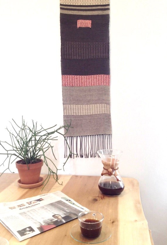 Items similar to Modern Woven Wall Hanging on Etsy