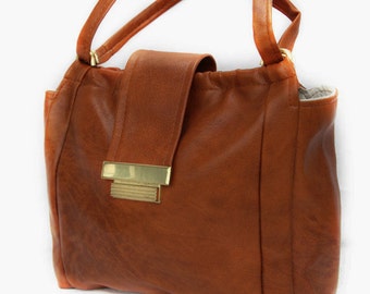 Tabby, French Vintage, 1970s Tan Handbag from Paris