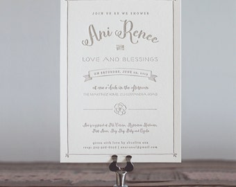 Personalized Baby Shower Invitation - Deposit
