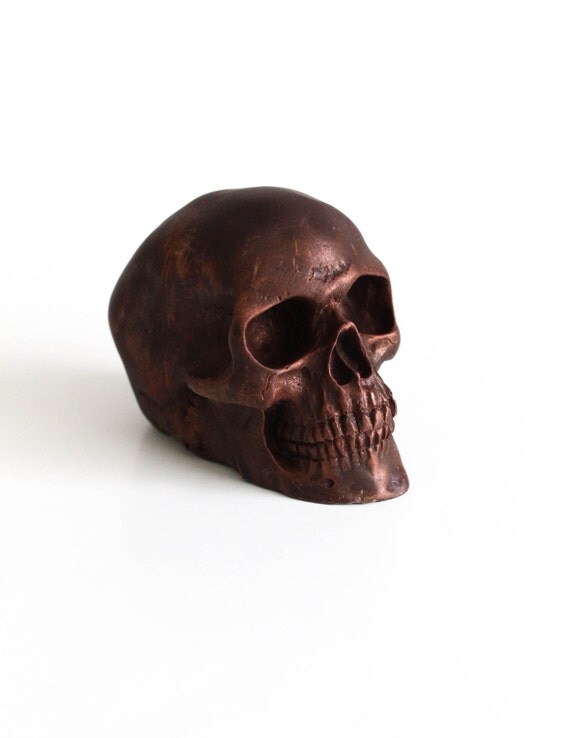 1 Chocolate 3D Fossilized Skull Il_570xn