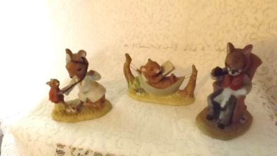 enesco mice figurines