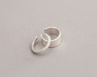 silver earring cuff set | F E M M E collection from Haley Lebeuf