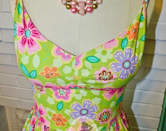 Popular items for floral cotton dress on Etsy