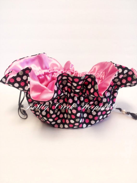 Jewelry Drawstring Pouch / Travel Jewelry Case / Cosmetic