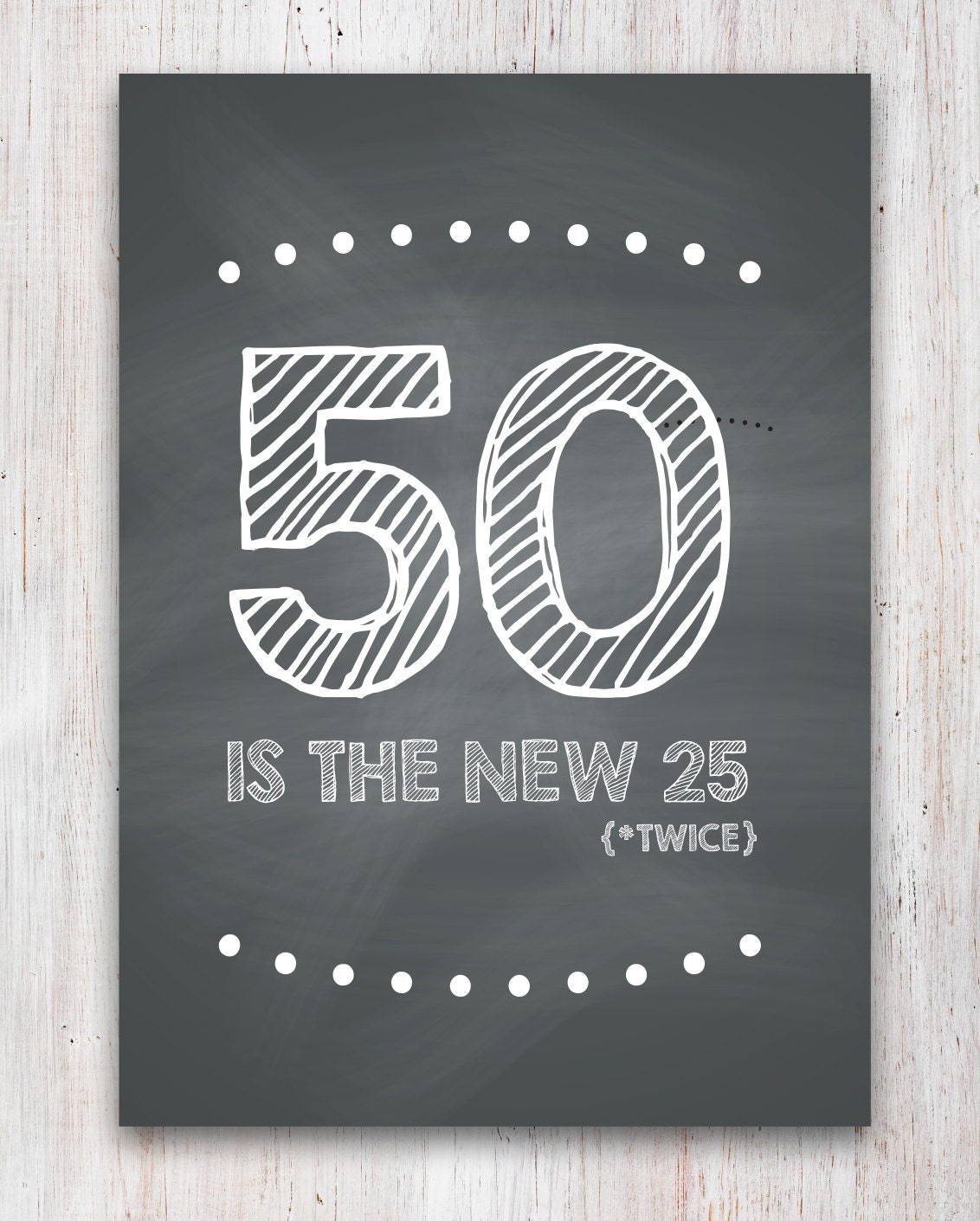 Funny 50th  Birthday  Card  Printable