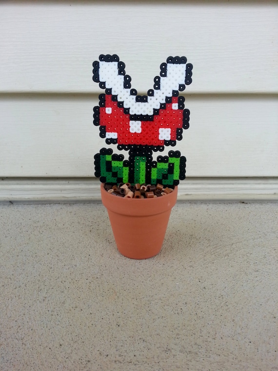 Potted Piranha Plant by BurritoPrincess on Etsy