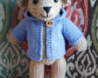 Hand-Knit Stuffed Toy Girl Bunny by Hipknittist on Etsy