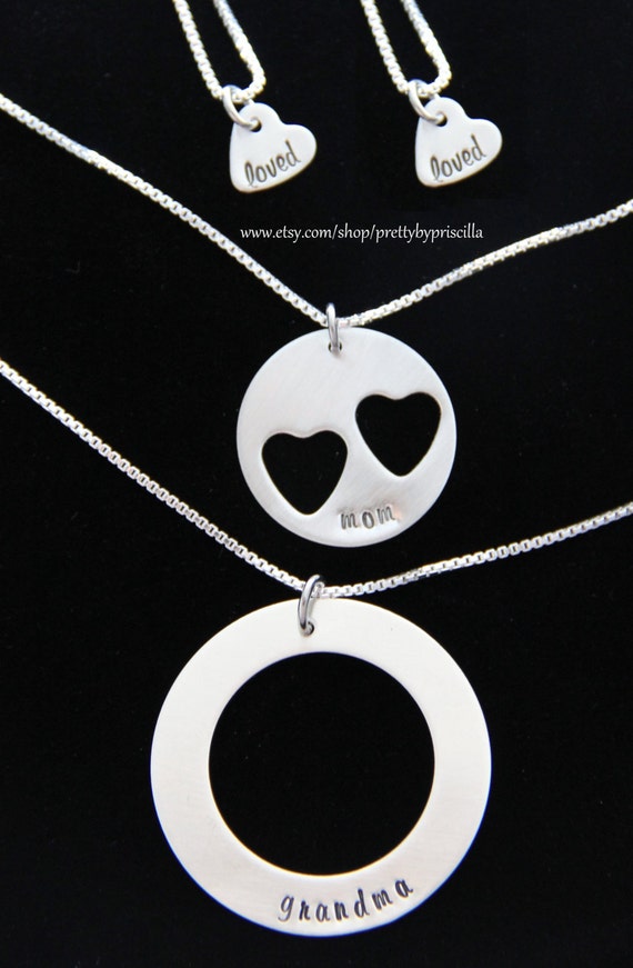 Items similar to Mommy Necklace Mother Daughter JewelryMother