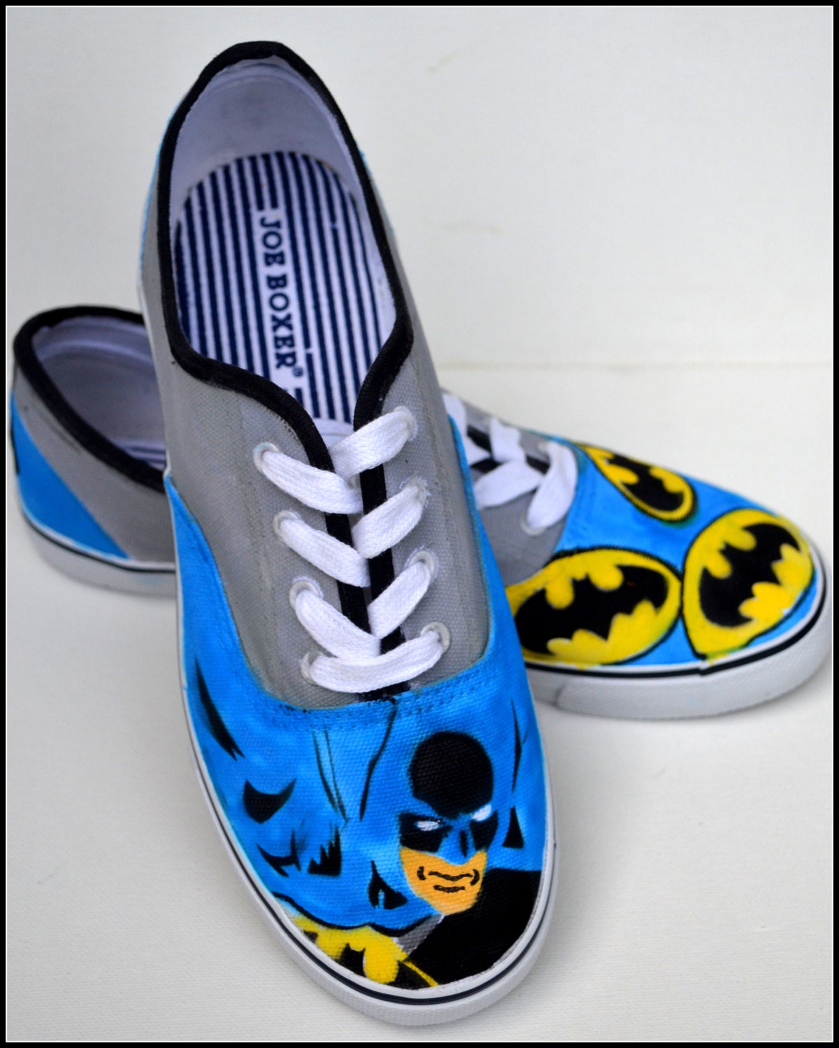 Custom Boys Shoes Boys Superhero Shoes Size 5 Boys by PricklyPaw