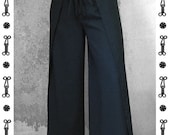 WRAP PANTS WOMEN, wool, long, business, trousers, classic, vintage, black, khaki, violett, shaolin, sarouel, jodphur WRAP PANTS WOMEN, wool, long, business, trousers, classic, vintage, black, khaki, violett, shaolin, sarouel, jodphur