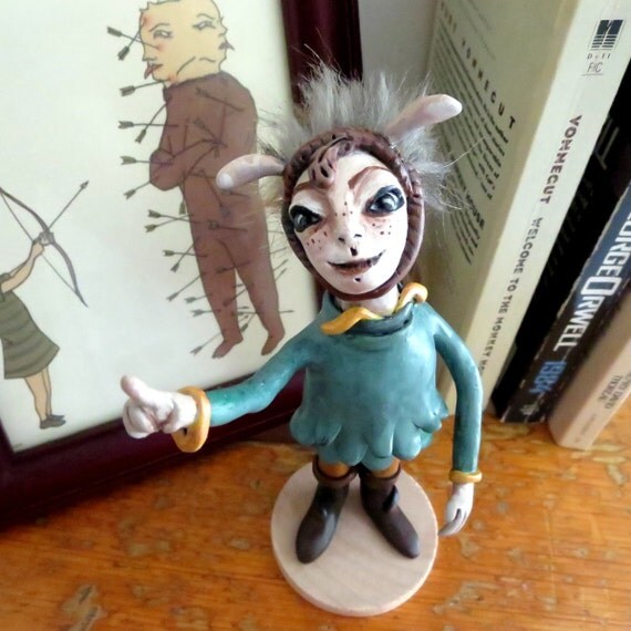 Brownie Fairy Art doll Fairy figurine Fantasy art by WhimsyCalling