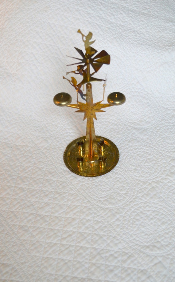 Vintage Angel Chimes Sweden Horses Avebe Party candles