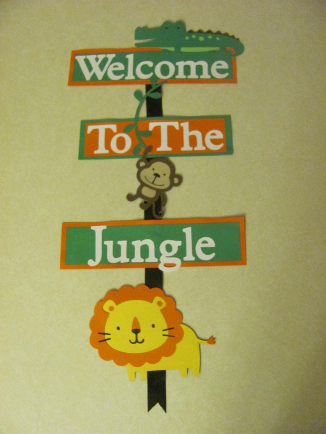 Jungle Birthday Party Sign Jungle Birthday Party