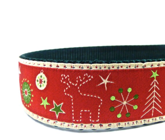 christmas lights dog collar on green webbing dog collar christmas lights dog collar on green webbing dog collar