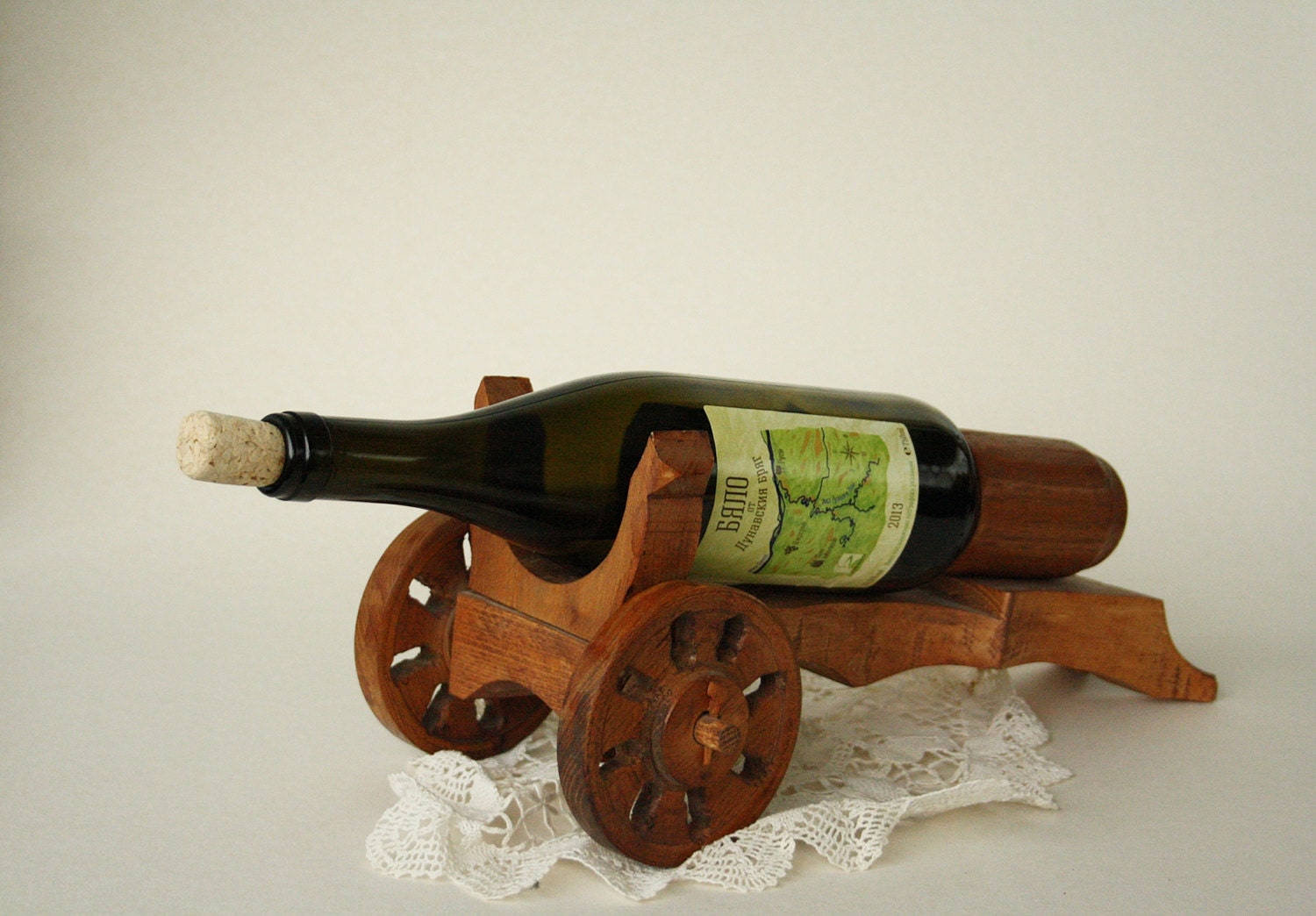 vintage unique owner Vintage Holder Vintage VintageStall Wine Bottle Wooden Handmade by