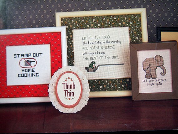 Short And Sassy 60 Miniature Sayings By Leisure Arts Vintage