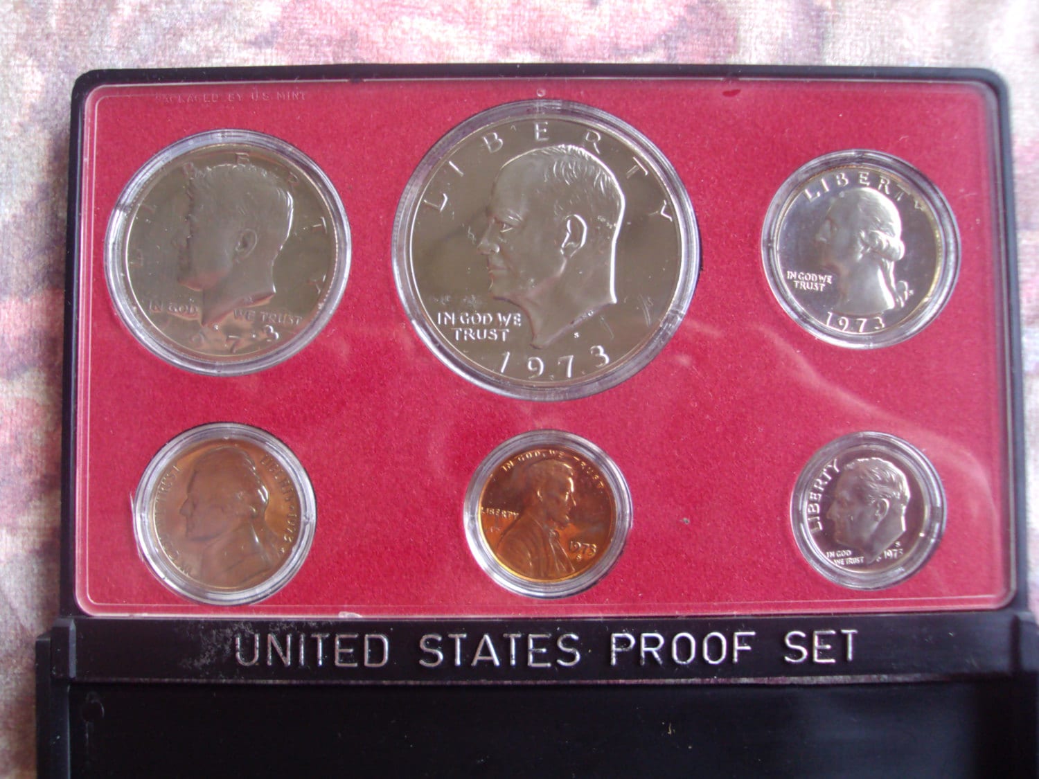 1973 United States S Mint Proof Set 6 coins by HappySnippers